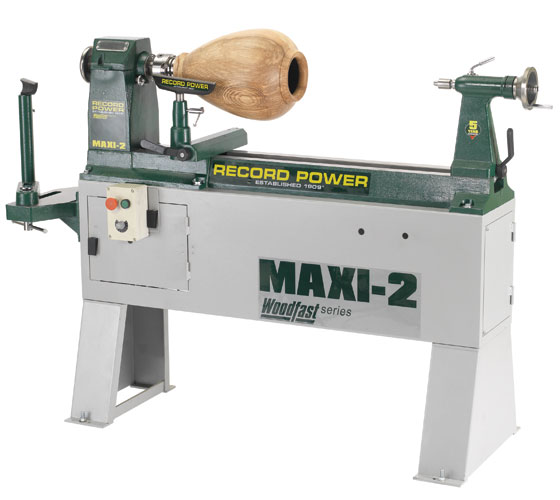MAXI-2 Heavy Cast Iron Variable Speed Lathe with Outboard Facility