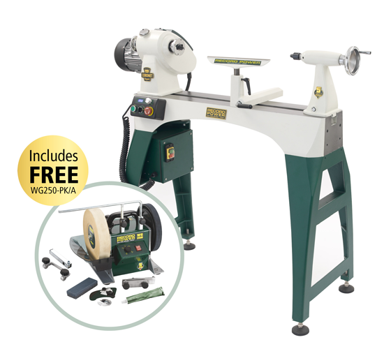 18001 Regent Lathe, 230v, M33 x 3.5, With European Plug