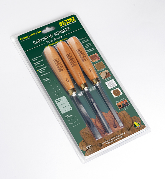 50003 Pattern Carving Set - 3 Piece (Clam Shell Packaging)