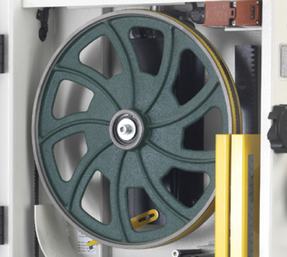 Heavy-Duty Balanced Cast Iron Band Wheels