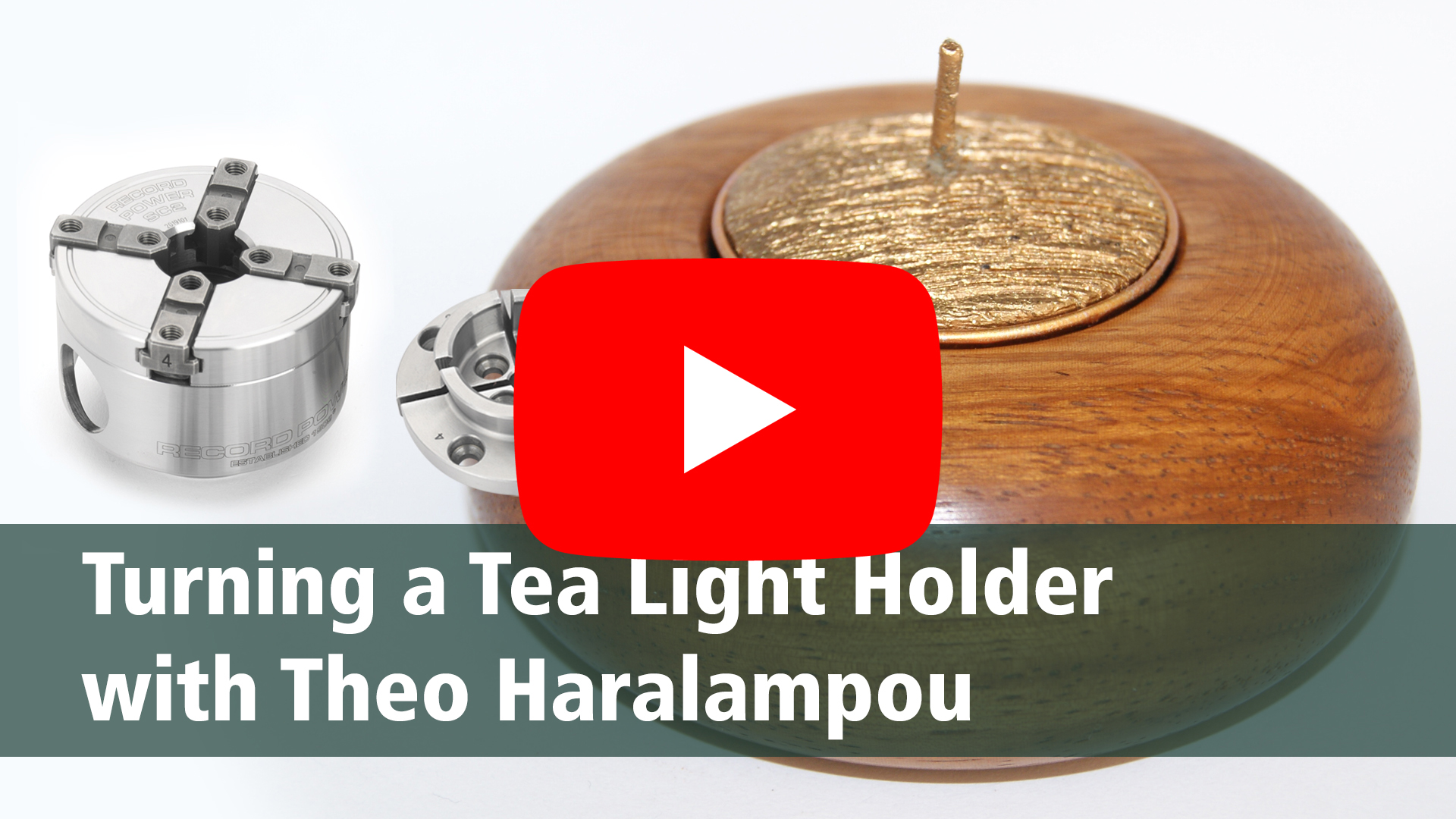 Mini Chucks Project 1 with Theo Haralampou - Turning a Tea Light Holder