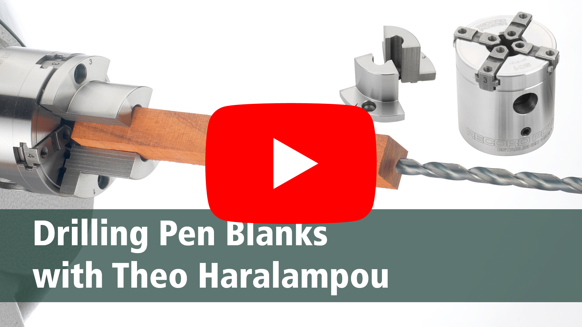 Mini Chucks Project 5 with Theo Haralampou- Accurately Drilling Pen Blanks